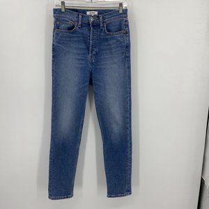 REDONE Button Fly Blue Jeans 27
